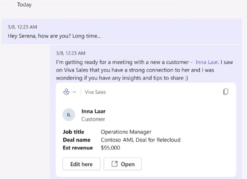 Viva Sales Feature - Collaborate Viva Sales Feature - Collaborate
