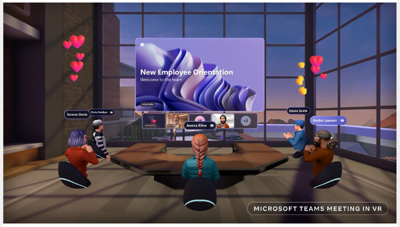 Microsoft Teams Meeting in VR Microsoft Teams Meeting in VR