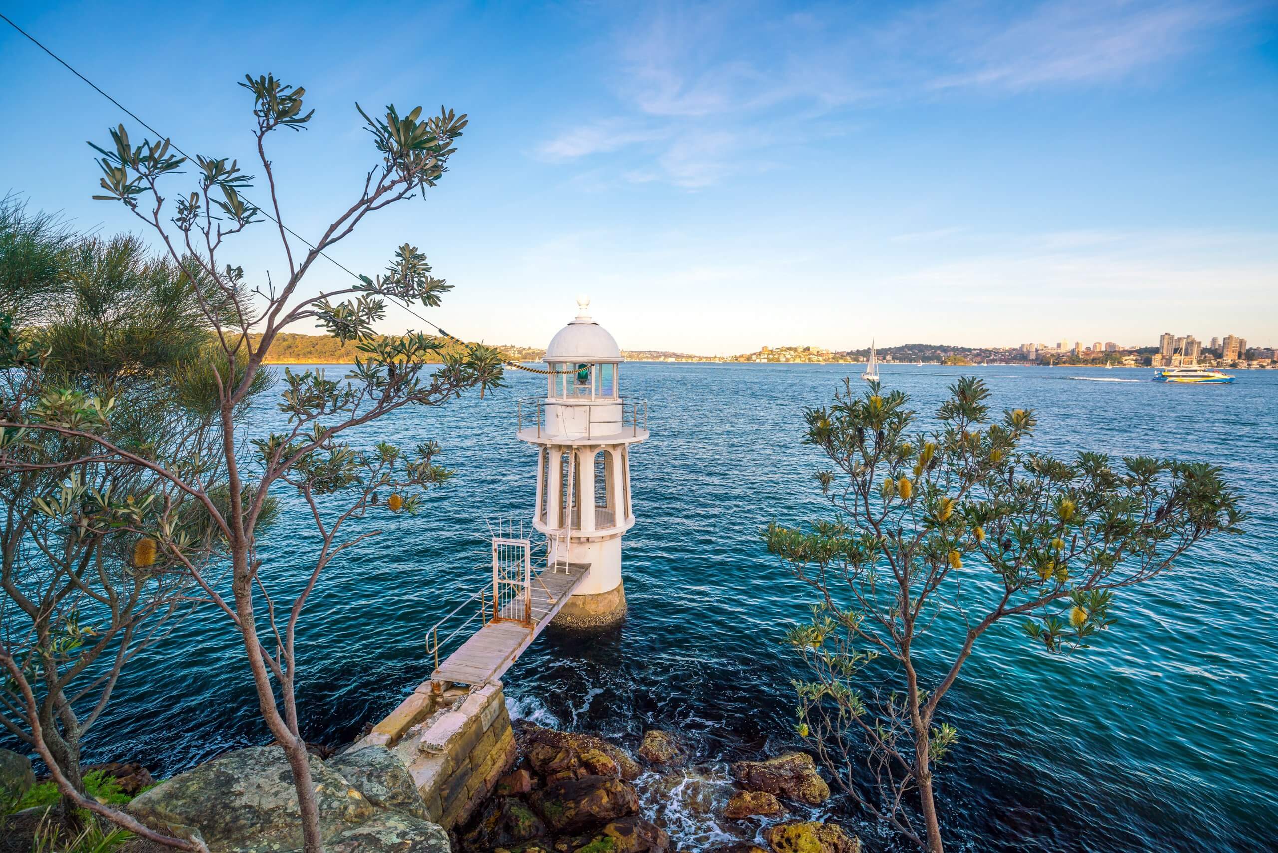 Cremorne Point Lighthouse on Sydney Harbour Managed IT Services Cremorne
